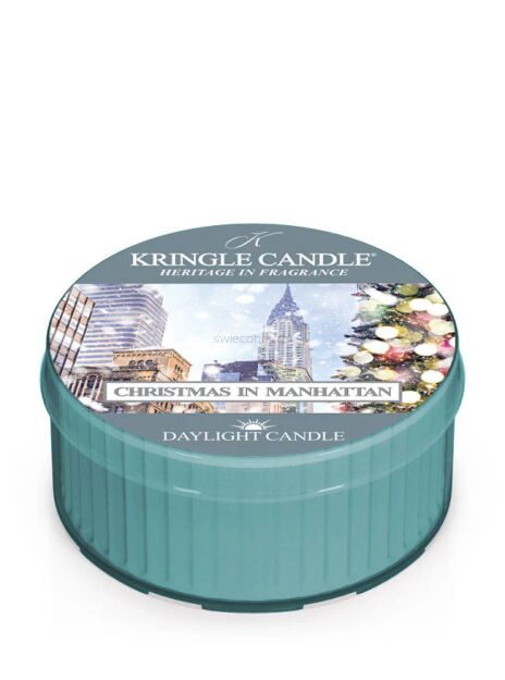 Kringle Candle Christmas in Manhattan - mała świeca daylight 42 gramy