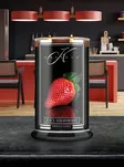 Juicy Strawberry - Kringle Candle - duża świeca z dwoma knotami (624g) - seria Reserve - 2