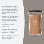 WoodWick Hazelnut Roast - duża świeca zapachowa 610g - 3