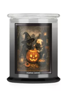 Kringle Candle Wycinanie Dyni (Pumpkin Carving) - duża świeca 3-knotowa 624 g