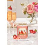 White Strawberry Bellini Yankee Candle - duża świeca zapachowa - 2