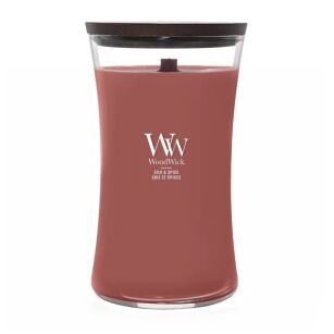 WoodWick Silk & Spice - duża świeca 610 g