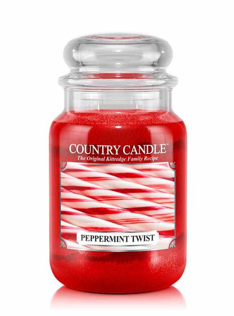 Peppermint Twist Country candle - duża świeca zapachowa