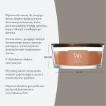 Pumpkin Praline - Woodwick - świeca elipsa z drewnianym knotem - 3