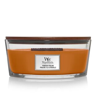 Pumpkin Praline - Woodwick - świeca elipsa z drewnianym knotem - nowość 2022