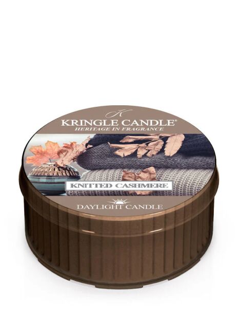 Knitted Cashmere - Kringle Candle - mała świeca daylight 42 gramy
