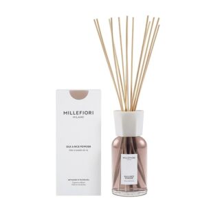 Millefiori Milano Silk & Rice Powder - dyfuzor zapachowy z patyczkami 500 ml