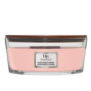 Pressed Blooms & Patchouli - WoodWick - świeca elipsa z drewnianym knotem - nowość 2022