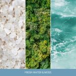 Fresh Water & Moss - Woodwick - średnia świeca z drewnianym knotem - seria Nature's Wick. - 2