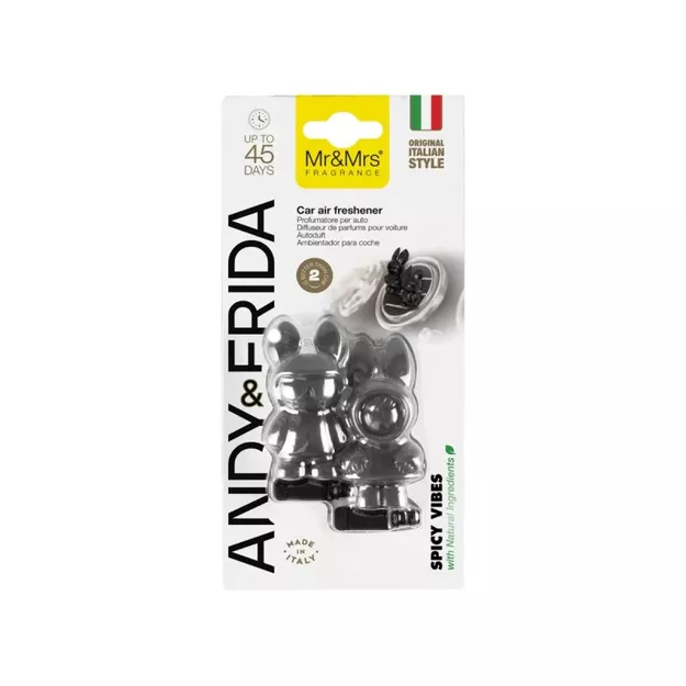 Spicy Vibes - Mr & Mrs Fragrance - zapach odświeżacz do samochodu ANDY&FRIDA