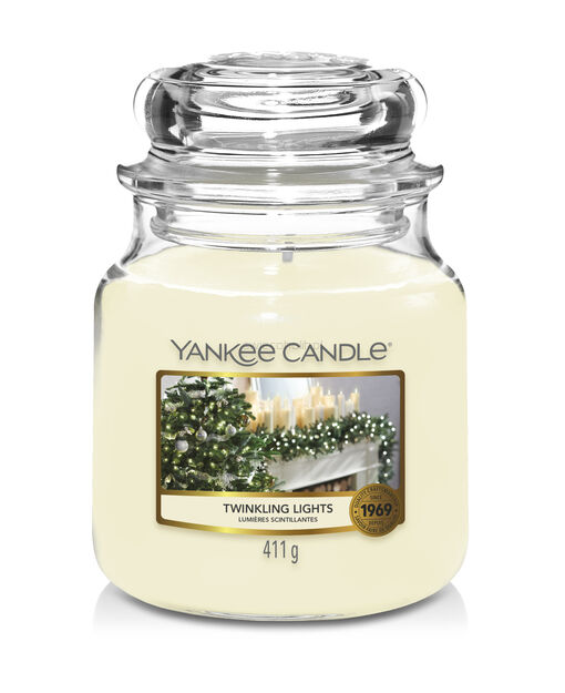 Twinkling Lights - Yankee Candle - średnia świeca zapachowa - nowość 2021