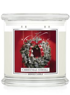 Kringle Candle Christmas Stroll - duża świeca zapachowa XL 4 knoty 907 g