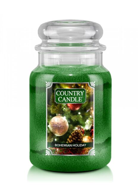 Bohemian Holiday - Country Candle (Kringle) - duża świeca zapachowa (680g) 2 knoty