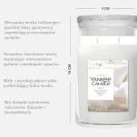 Yankee Candle Soft Blanket - duża świeca zapachowa 567 g - 3