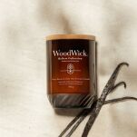 Cherry Blossom & Vanilla - WoodWick - duża świeca zapachowa z drewnianym knotem - ReNew Collection - 2