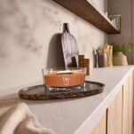 WoodWick Saffron Smoke - świeca zapachowa elipsa 453g - 4