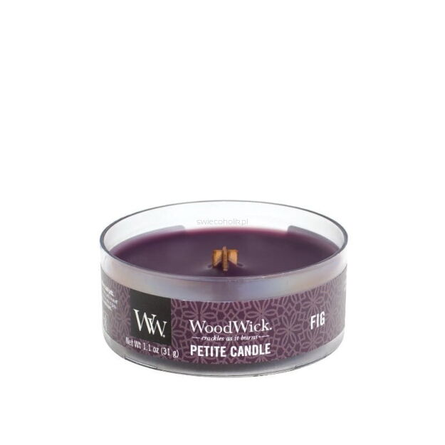 Fig WoodWick - mini świeca zapachowa petite z drewnianym knotem