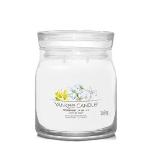 Midnight Jasmine - Yankee Candle Signature - średnia świeca z dwoma knotami