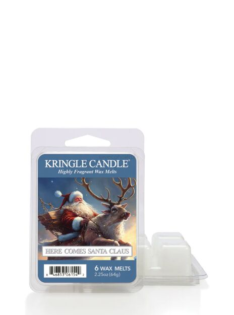 Kringle Candle Here Comes Santa Claus - wosk zapachowy 64 gram