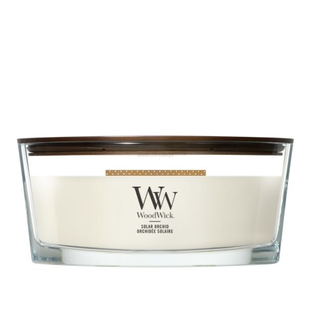 WoodWick Solar Orchid - świeca zapachowa elipsa 453g