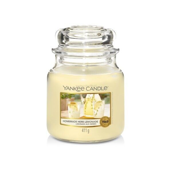 Homemade Herb Lemonade Yankee Candle - średnia świeca zapachowa