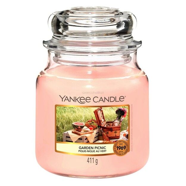 Garden Picknic- Yankee Candle - średnia świeca zapachowa nowość wiosna 2020