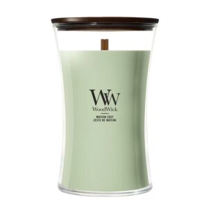 WoodWick Matcha Zest duża świeca zapachowa z drewnianym knotem 610 g