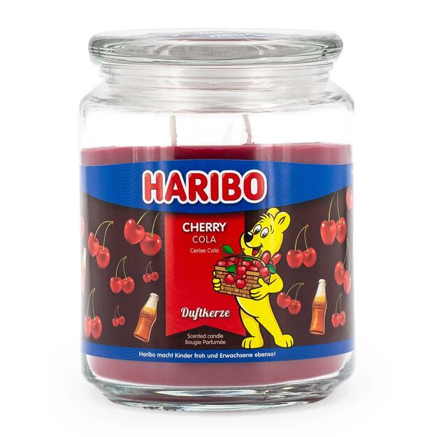 Cherry Cola - Haribo - świeca zapachowa 510g