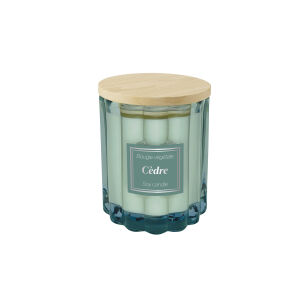 Esprit Provence - Cedre - świeca zapachowa 100 g z drewnianą pokrywką