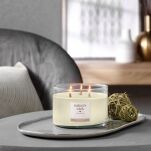 Cashmere Wool - Woodwick - duża świeca z drewnianym knotem - seria Nature's Wick. - 5