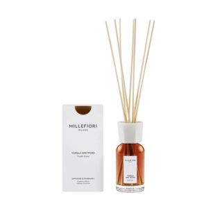 Vanilla & Wood – dyfuzor zapachowy z patyczkami 100 ml Millefiori Milano