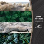 WoodWick Sand & Driftwood - mała świeca zapachowa z drewnianym knotem - 2
