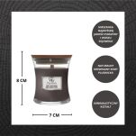 WoodWick Sand & Driftwood - mała świeca zapachowa z drewnianym knotem - 3