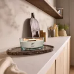Tonka & Almond Milk - Woodwick- świeca elipsa z drewnianym knotem - 3
