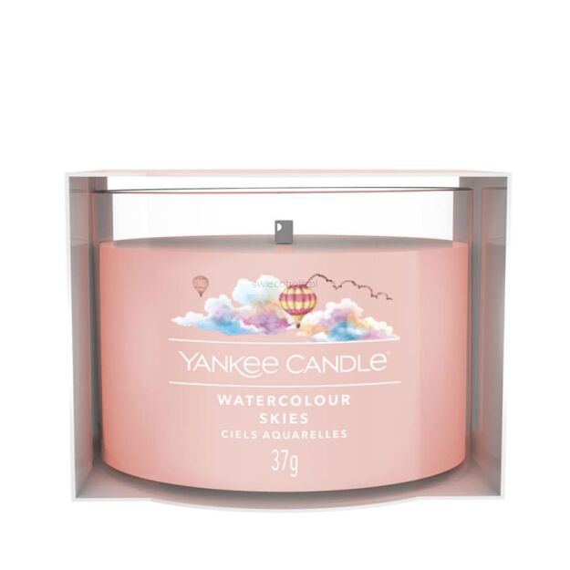 Watercolour Skies - Yankee Candle Signature - świeca mini 