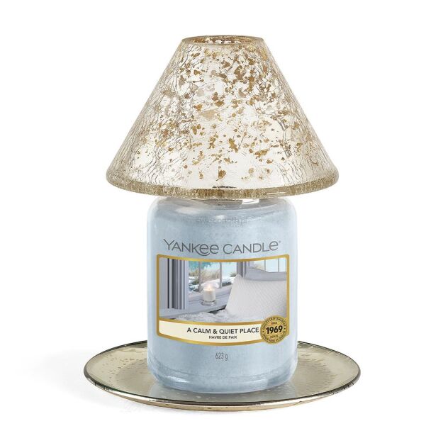 Kensington Mercury Yankee Candle duży klosz i talerz
