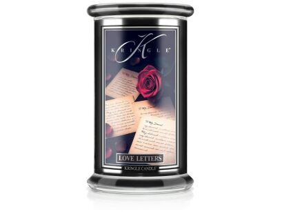 Kringle Candle Reserve Love Letters - duża świeca zapachowa 624 g 2 knoty