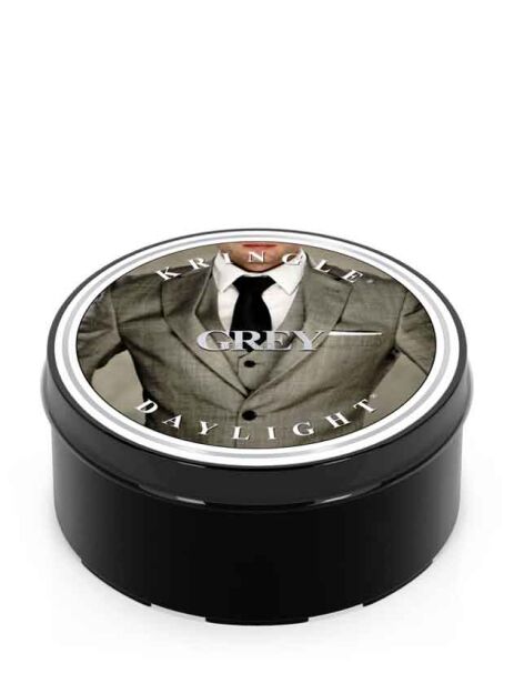 Kringle Candle Grey – mała świeca zapachowa Daylight 52 g