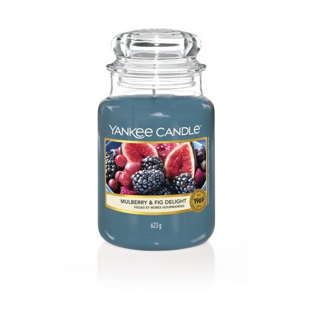 Mulberry & Fig Delight Yankee Candle - Duża świeca