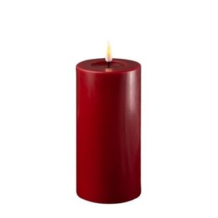 Bordeaux - Deluxe Home Art - świeca Led parafinowa 7,5 cm x 15 cm