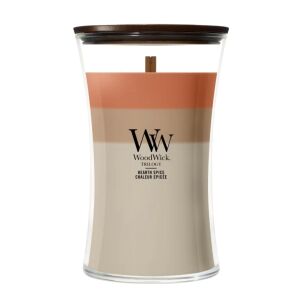 WoodWick Hearth Spice Trilogy – duża świeca zapachowa 610 g