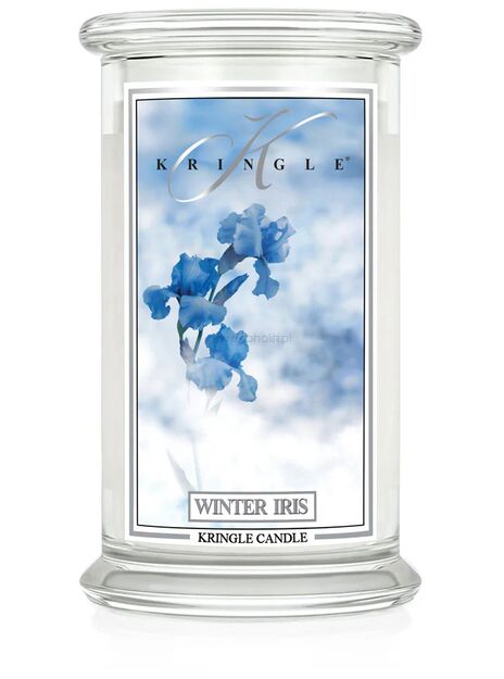 Winter Iris - Kringle Candle - duża świeca z dwoma knotami (624g)