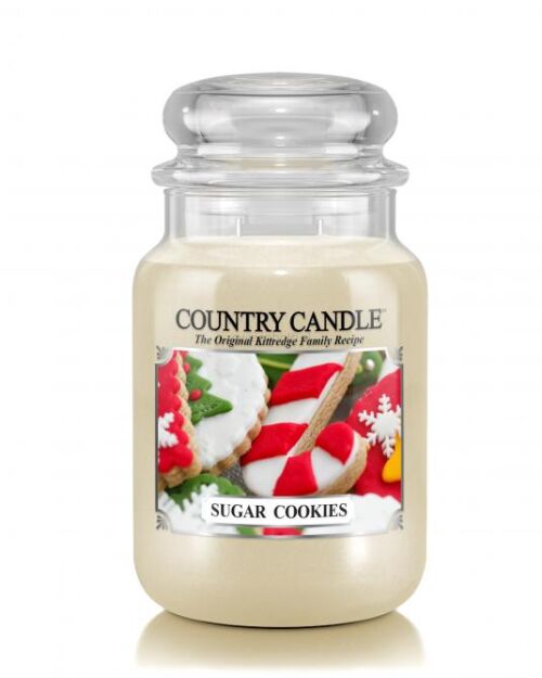 Country Candle - Sugar Cookies - duża świeca zapachowa (652g) 2 knoty