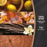 Santal Myrrh - Woodwick - duża świeca z drewnianym knotem  - 2