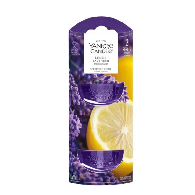 Yankee Candle Lemon Lavender uzupełniacz do odświeżacza elektrycznego 2 x 18,5 ml
