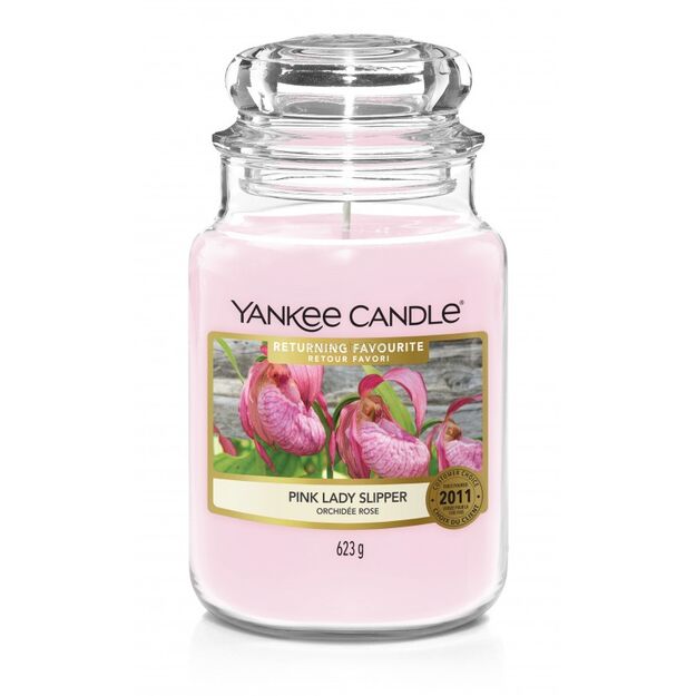 Pink Lady Slipper - Yankee Candle - duża świeca zapachowa nowość 2021