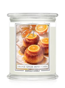 Kringle Candle Orange Ginger Honey Cakes - duża świeca zapachowa 3 knoty 624 g