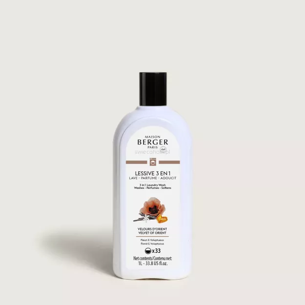Maison Berger - Velvet of Orient  3 w 1 - płyn do prania i zmiękczania tkanin 1 litr