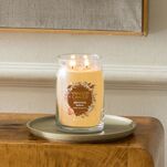Glistening Leaves - Yankee Candle Signature - duża świeca zapachowa z dwoma knotami - nowość 2025 - 6
