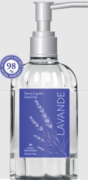 Mydło w płynie lawenda AOP 255 ml Esprit Provence